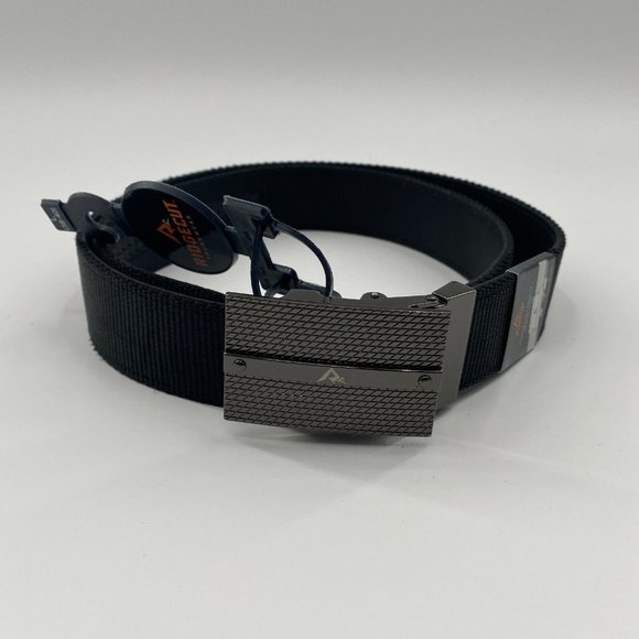 Ridgecut Men's Nylon Web Ratchet Belt Black sz L/38-40 Gunmetal Finish 2776-001 - Picture 4 of 8